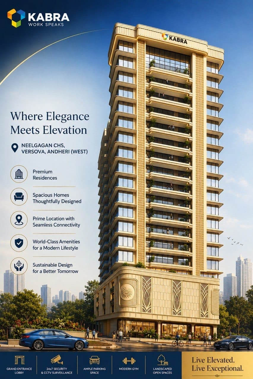 Proposed architectural building model for Kabra Neel Gagan.