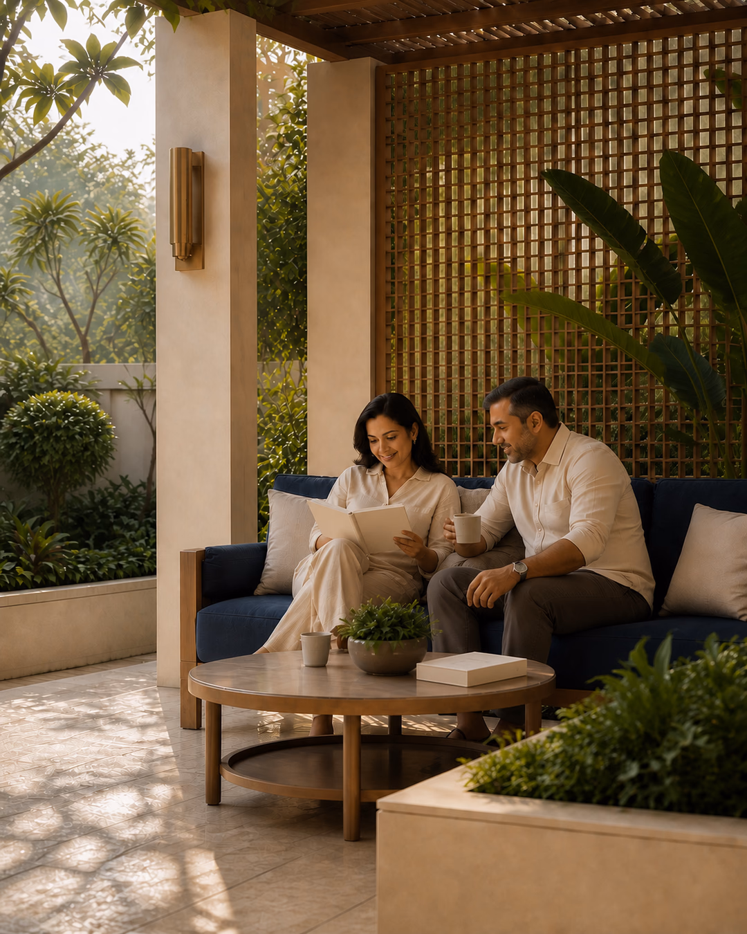 Representative editorial image evoking calm urban residential living.